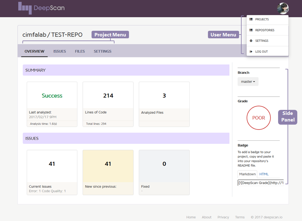 Project Dashboard