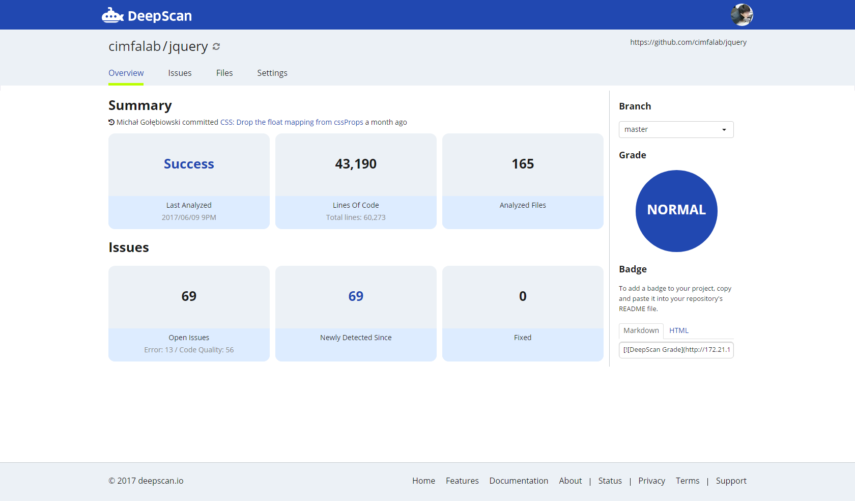 New BI: Dashboard