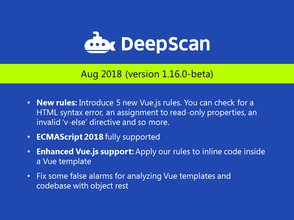Updates | DeepScan
