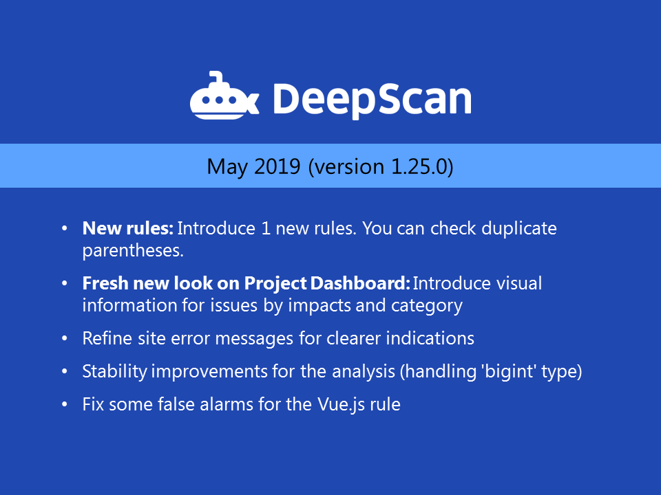 Updates | DeepScan