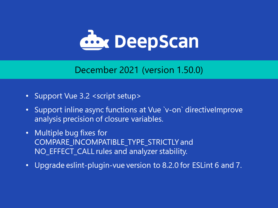 Updates | DeepScan