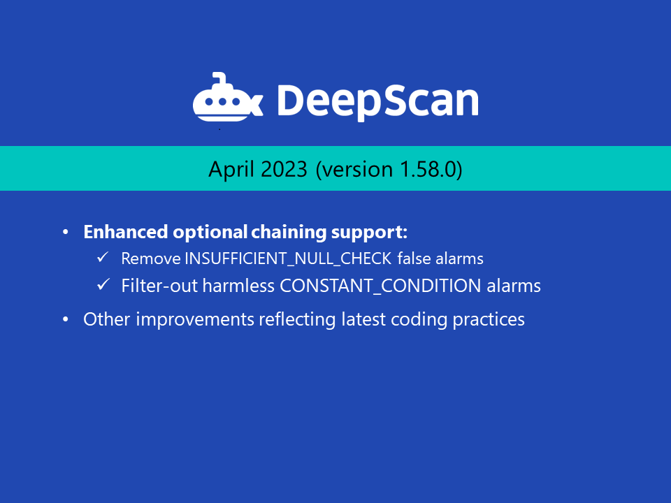 Updates | DeepScan