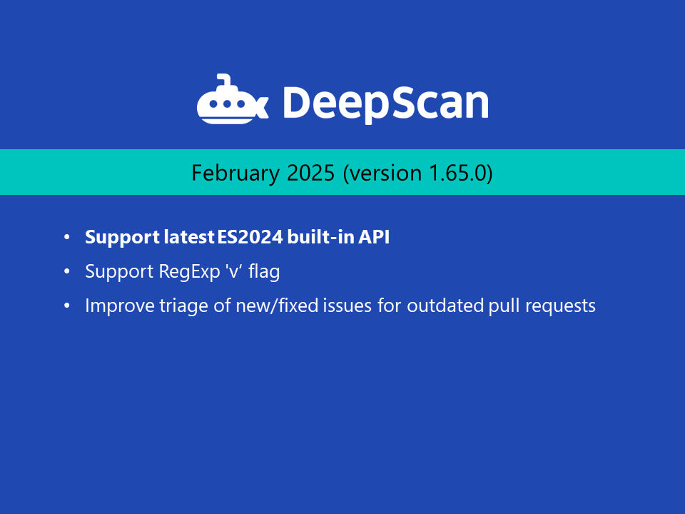 Updates | DeepScan